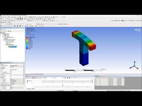 Bridge Column Static Structural Analysis in Ansys 19 2 @amazailearningacademy6782