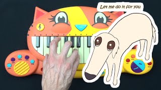 HOW TO PLAY LET ME DO IT FOR YOU MEME SUPER EASY ON A CAT PIANO by CatPiano Entertainment 10,470 views 1 year ago 1 minute, 27 seconds
