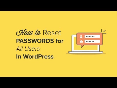 How to Reset Passwords for All Users in WordPress