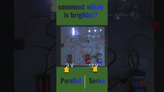 series and parallel combination circuit🔁🔄💡#science #project #physicsshorts #currentelectricity
