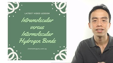 Intramolecular versus Intermolecular Hydrogen Bond