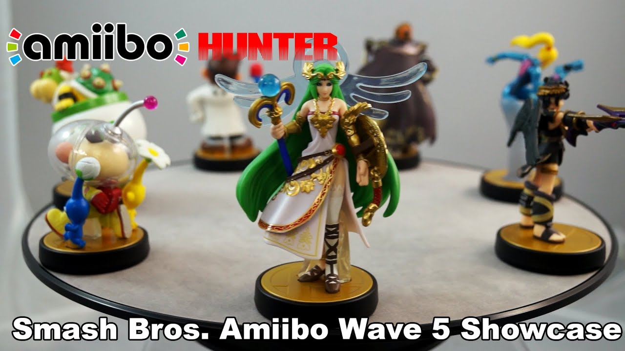 amiibo hunter smash bros amiibo wave 5 showcase youtube