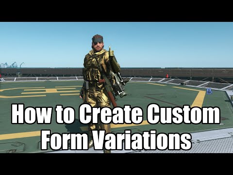 MGSV Modding: How to Create Custom Form Variations