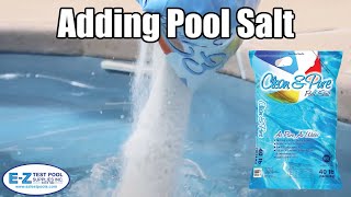 How to Add Salt to Your Swimming Pool
