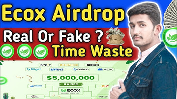 Ecox Airdrop Mining App | Ecox Real or Fake Update Withdraw  | Ecox Claim Airdrop Crypto 2025