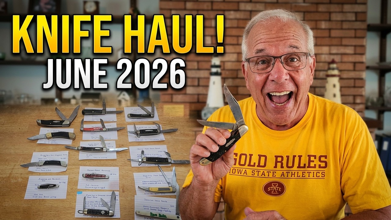 Antique Store Knife Discoveries | Big Brother's Haul! - YouTube