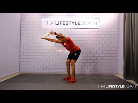 TOWEL RAISE TO PULLDOWN