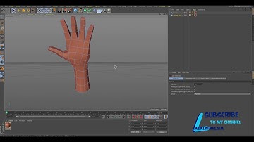 creating a cartoon hand from a finished model in Cinema 4D tutorial
