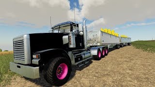 Farming CORN in our HUGE HULK TRUCK in Farming Sim 19 Mods! (Farming Simulator 19 Gameplay Mods)