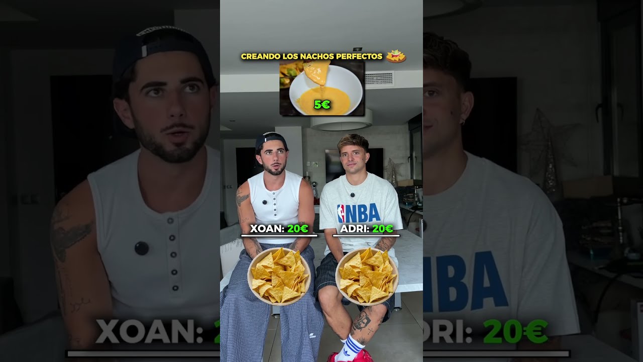 Creando los Nachos Perfecto vs Xoan Ramos 😋 #shorts #comida
