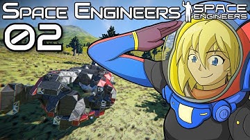Release the hounds | Discovering a crashed ship | Space Engineers Survival Gameplay | 02