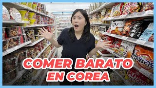 24 hs COMIENDO BARATO en COREA 🍱 Qué hay en la tienda de conveniencia coreana 🍜 @LiryOnni