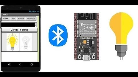 Allumer une lampe connectée à la carte ESP32 via Bluetooth