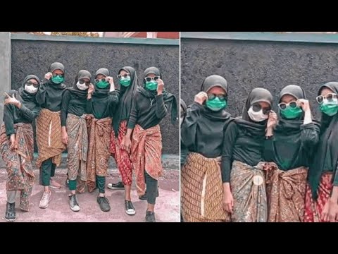 Gadis tudung xpakai Bra ikot trend tiktok dikecam.