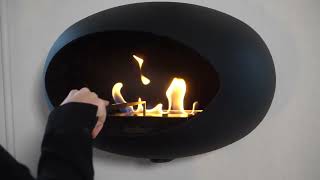 Dome Wall - Eleganter Ethanol-Wandkamin Von Le Feu