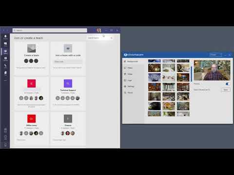 Hide Your Background on Teams with ChromaCam | Work From Home Essential