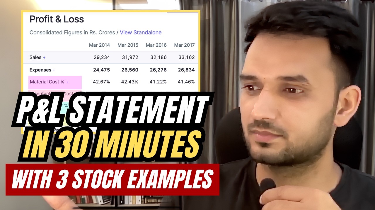 Understand P&L Statement in 30 Minutes (Finally!) | 3 Real Company ...