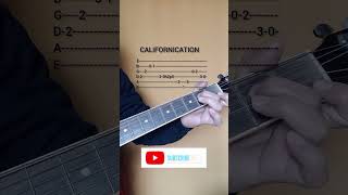 Californication guitar tabs #guitar lesson #cover #guitartutorial #shortsviral #music MJ_beats911