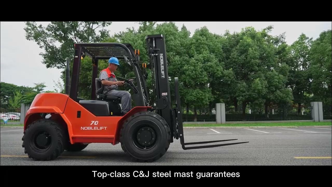 Noblelift Diesel Rough Terrain forklifts FD2RT FD4RT2535 YouTube