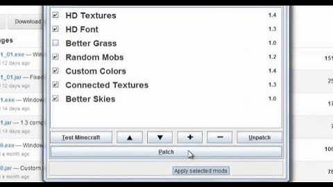 How To Download MC Patcher 1.3.1 Minecraft