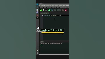 CALCULADORA PYTHON USANDO APENAS UMA LINHA DE CÓDIGO #python #pythonprogramming #pythontutorial