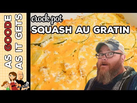 Crock Pot Squash Au Gratin (Low Carb)