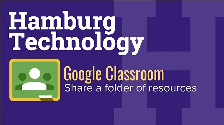 Post a shared folder to Google Classroom