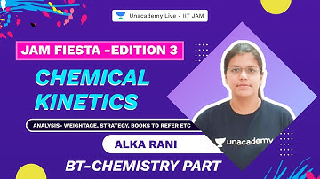 Topic wise Analysis I | JAM FIESTA- Edition 3 | chemical kinetics Biotechnology-Chemistry| Alka Rani
