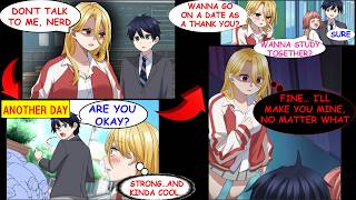 After I, a Nerd, Helped a Delinquent Girl, She Became Dangerously Obsessed With Me[Manga Dub][RomCom