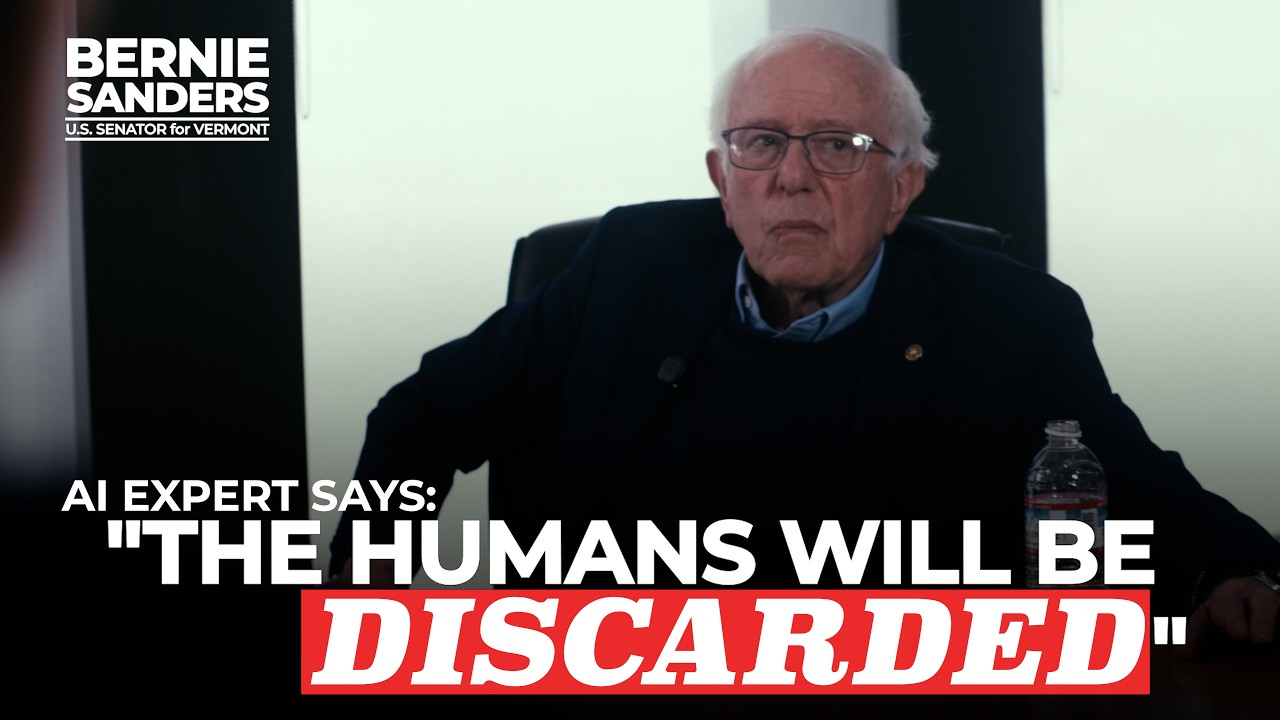 AI Expert Tells Bernie: “The Humans will be Discarded”