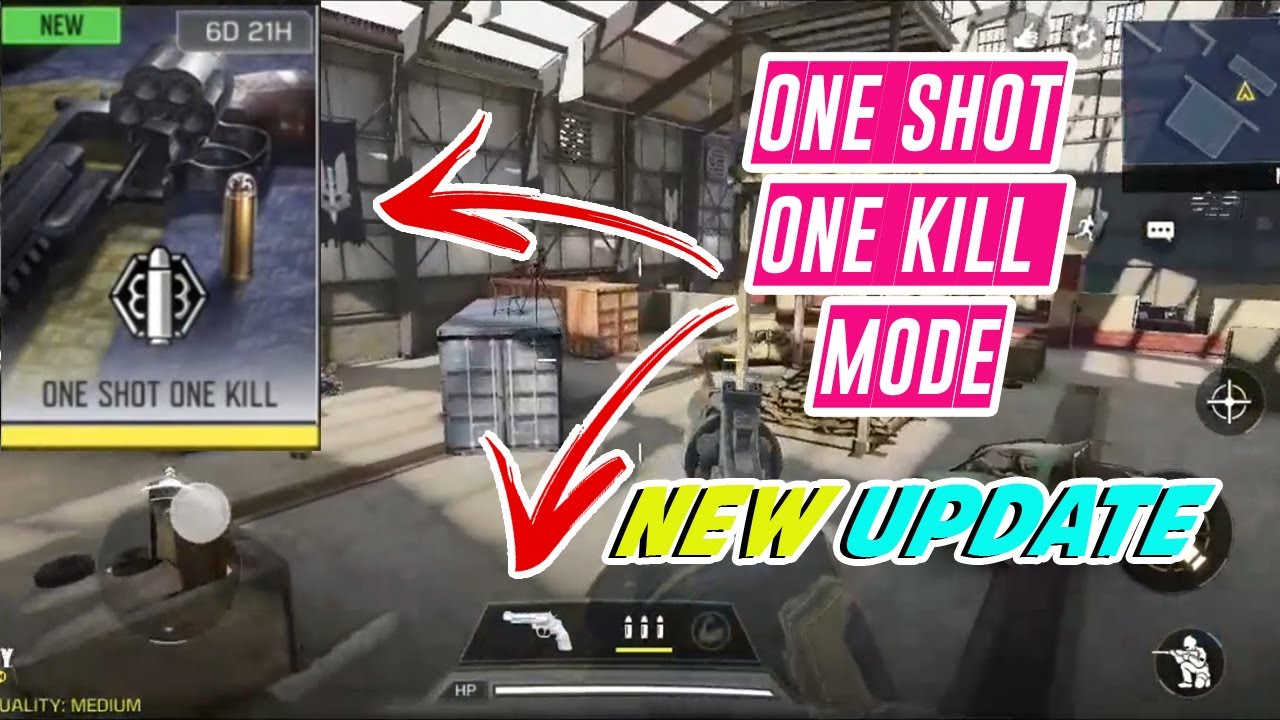 Call Of Duty Mobile One Shot One Kill New Update Funny Gameplay Youtube