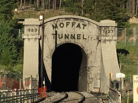 Coal Train at West Portal of Moffat Tunnel, Winter Park, CO