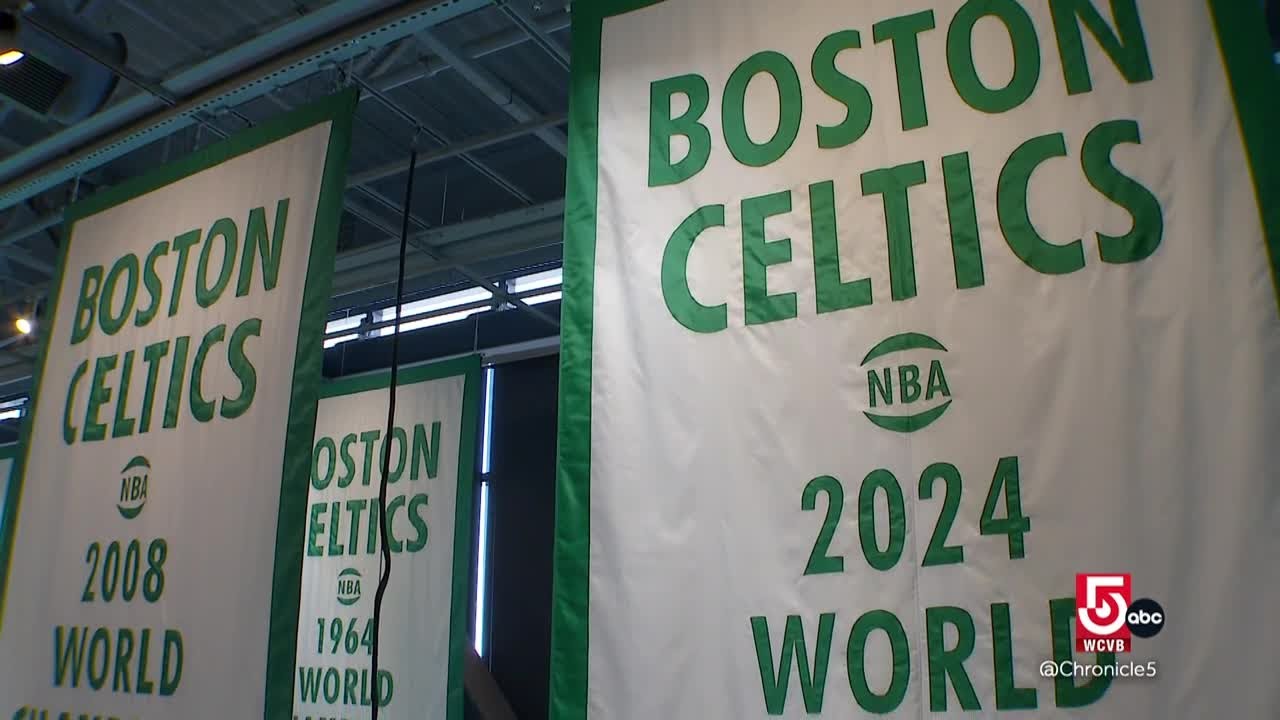 Replica banners help preserve Boston Celtics history