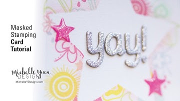 Masked Stamping Cardmaking Tutorial