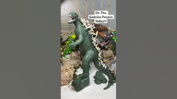 Godzilla Stop Motion Project Last Clay Layers - How To Make (1954) Gojira