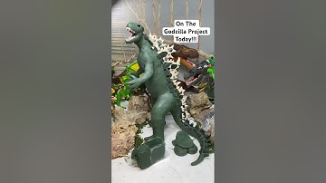 Godzilla Stop Motion Project Last Clay Layers - How To Make (1954) Gojira