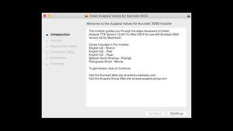 Kurzweil - How to Change Reading Voices for Mac Users