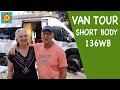 VAN TOUR//SHORT BODY Design considerations//Full short body van tour with SHOWER and TOILET