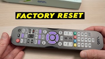 How to Reset your Onn 6 Device Universal Remote Control