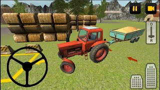 Classic Tractor 3D: Corn #7 Tractor trolley games ट्रैक्टर वाला ट्रैक्टर वाला गेम, ट्रैक्टर वीडियो screenshot 4