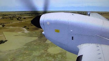 FSX PMDG J41 Landing in Narrogin, Western Australia - FTX