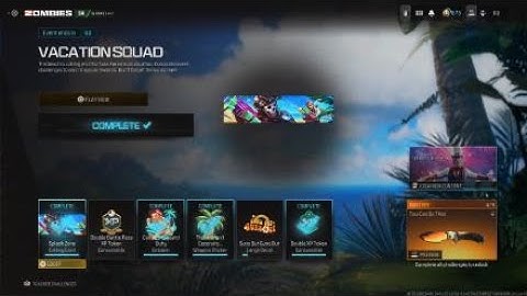 COD MW3 solo Zombies Vacation Squad event Jak Purifier challenge with successful exfil