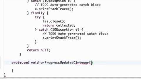 Android Application Development Tutorial   102   The 4 AsyncTask Methods