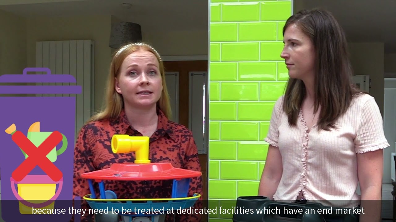 Broken hard plastics like children's toys, plastic boxes or watering can - let's 