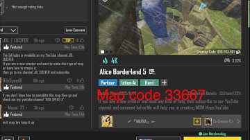 BGMI Alice Borderland 5 Easy Tutorial full complete wow mode code(33667)