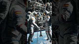 Astronauts Repairing Giant Orbital Generator Machines 🚀⚡🛰️#SpaceMission #AstronautLife #OrbitMission