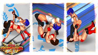 ❌ Blair Dame vs Reiko Hinomoto ❌ Street Fighter vs Rumble Roses ❌ Fire Pro Wrestling World screenshot 5