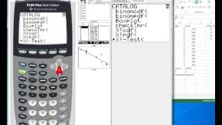 Linear Regression on the TI84
