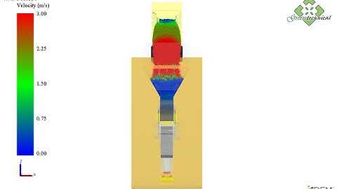 Run of Mine - Tip Bin (Mass Flow) Crushing Circuit - DEM Simulation