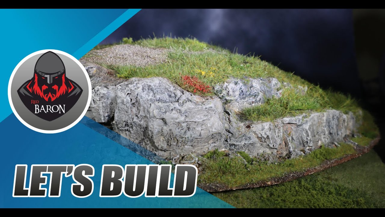 How to Make Foam Rocks for Wargaming Terrain without a Hotwire Foam Cutter  - Easy Tabletop Terrain 